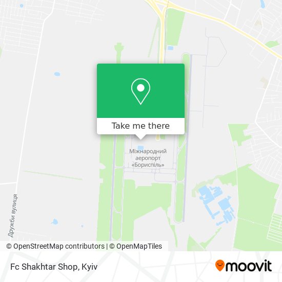 Fc Shakhtar Shop map