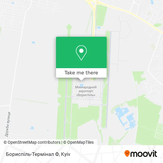 Карта Бориспіль-Термінал Ф