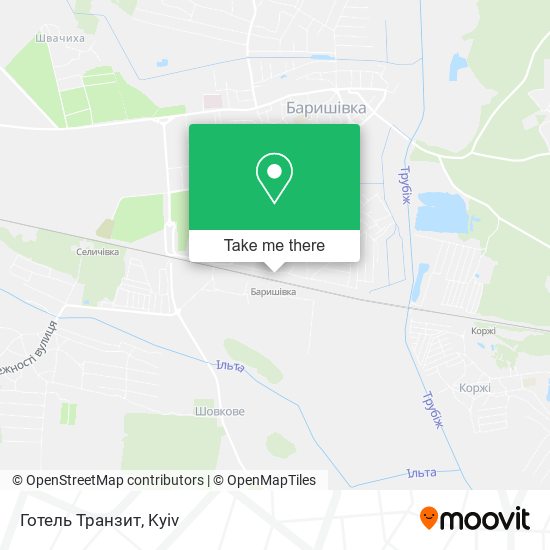 Карта Готель Транзит