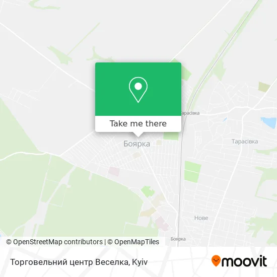 Торговельний центр Веселка map