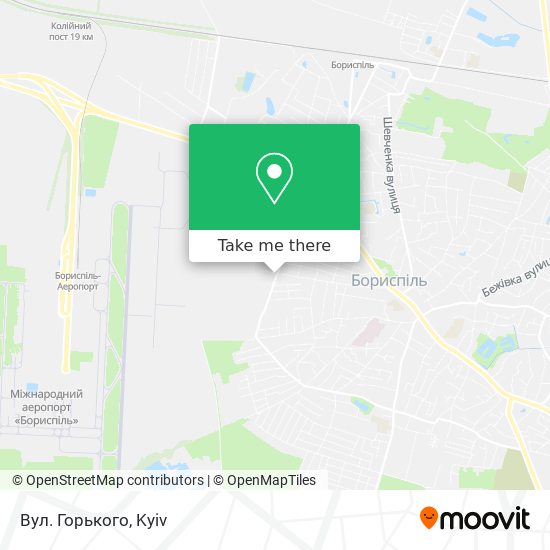Вул. Горького map