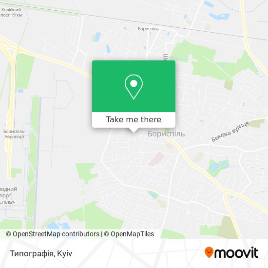 Типографія map