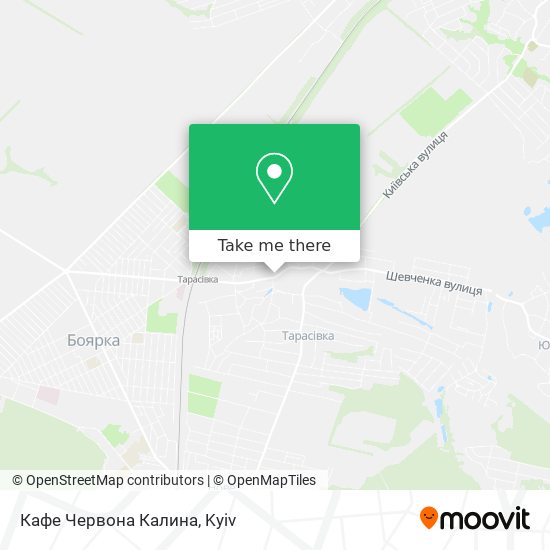 Кафе Червона Калина map