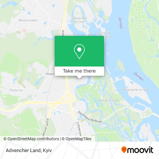Advencher Land map