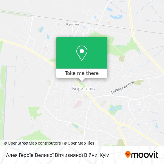 Алея Героїв Великої Вітчизняної Війни map