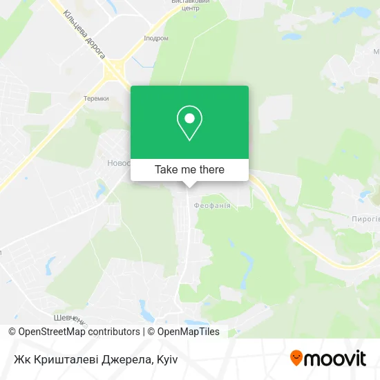 Карта Жк Кришталеві Джерела