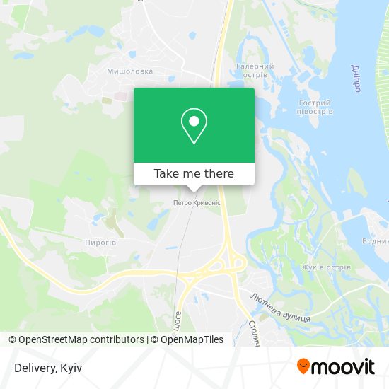 Delivery map