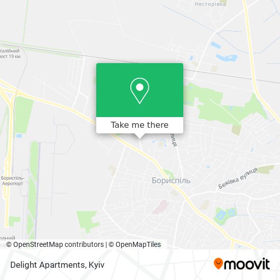 Delight Apartments map