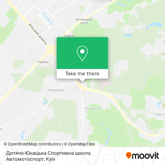 Дитячо-Юнацька Спортивна школа Автомотоспорт map