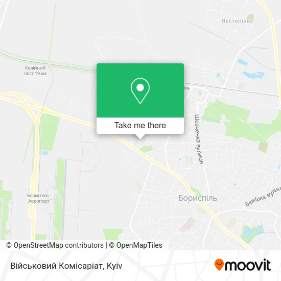 Карта Військовий Комісаріат