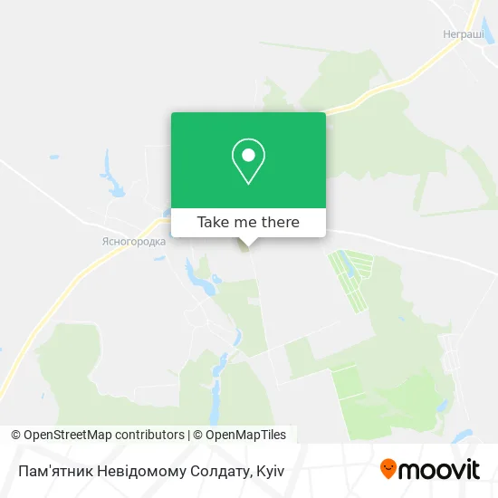 Пам'ятник Невідомому Солдату map