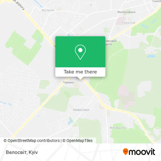 Велосвіт map