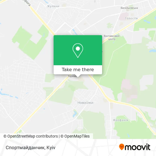 Карта Спортмайданчик