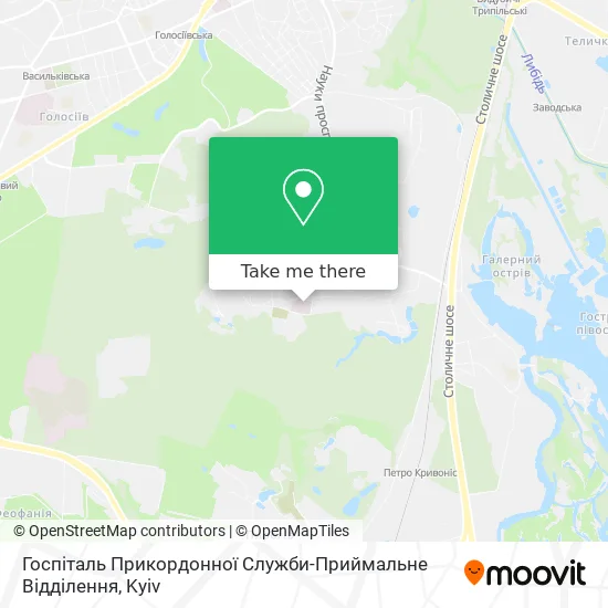 Госпіталь Прикордонної Служби-Приймальне Відділення map