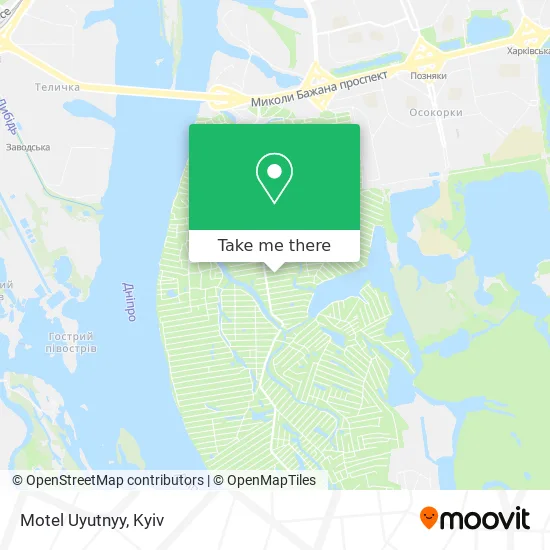 Карта Motel Uyutnyy