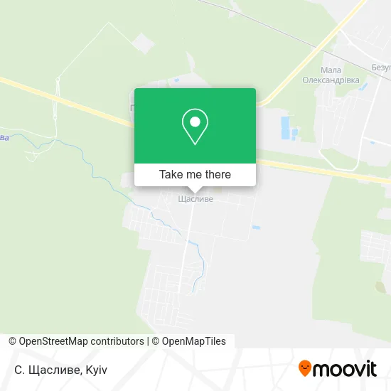 Карта С. Щасливе