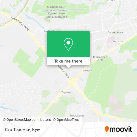 Сто Теремки map