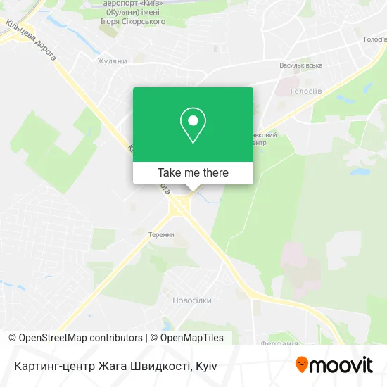 Карта Картинг-центр Жага Швидкості