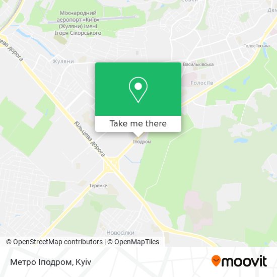 Метро Іподром map