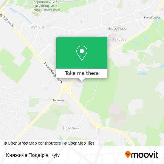 Княжиче Подвір'я map