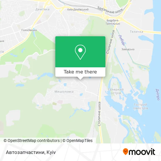 Карта Автозапчастини