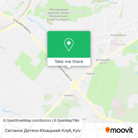 Світанок Дитячо-Юнацький Клуб map