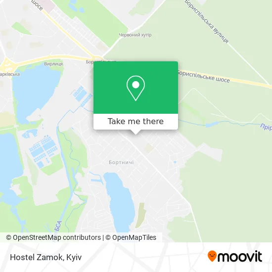 Карта Hostel Zamok