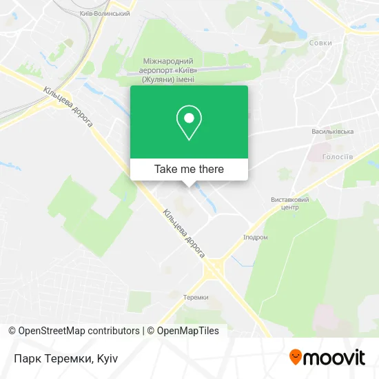 Карта Парк Теремки