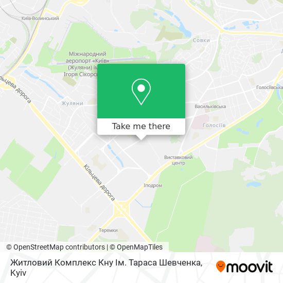 Житловий Комплекс Кну Ім. Тараса Шевченка map