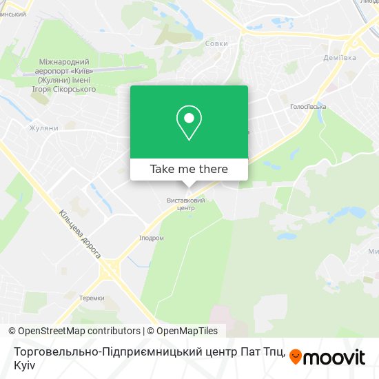 Торговельльно-Підприємницький центр Пат Тпц map