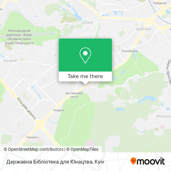 Державна Бібліотека для Юнацтва map