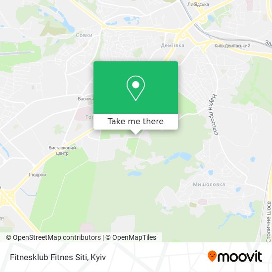 Fitnesklub Fitnes Siti map