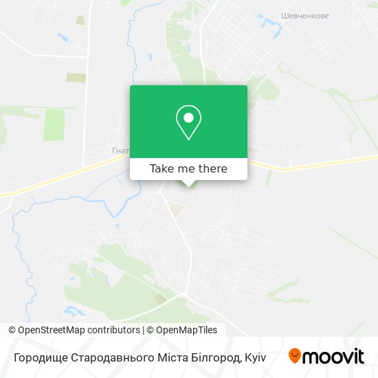 Городище Стародавнього Міста Білгород map