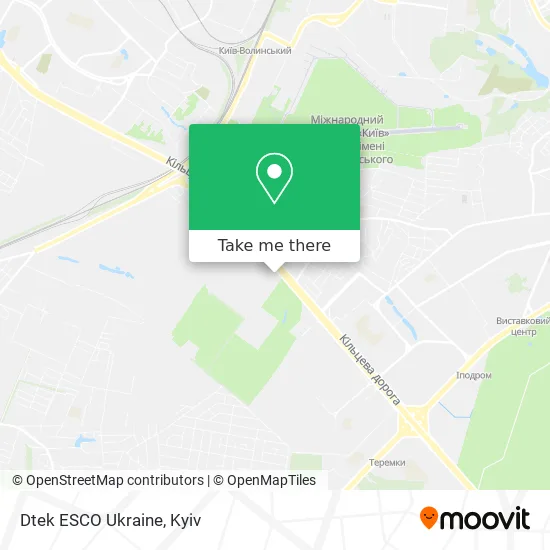 Карта Dtek ESCO Ukraine