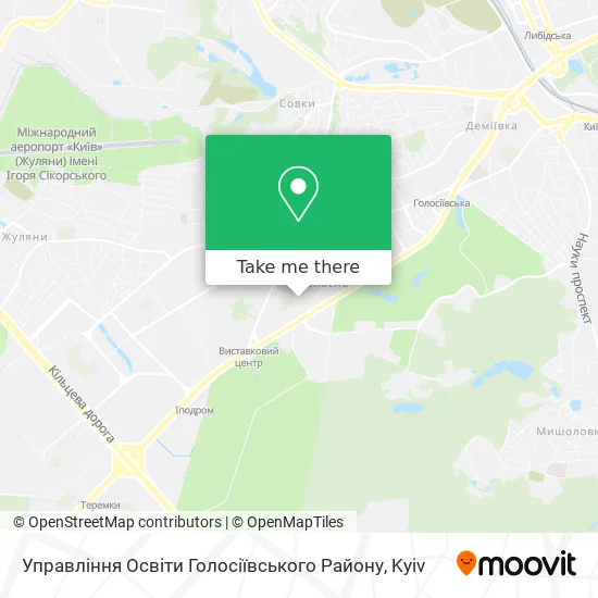 Управління Освіти Голосіївського Району map