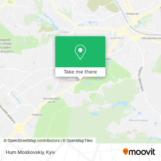 Карта Hum Moskovskiy