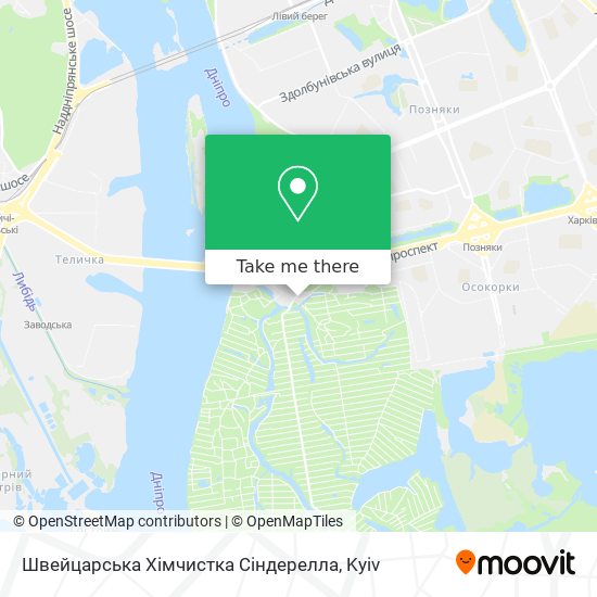 Швейцарська Хімчистка Сіндерелла map