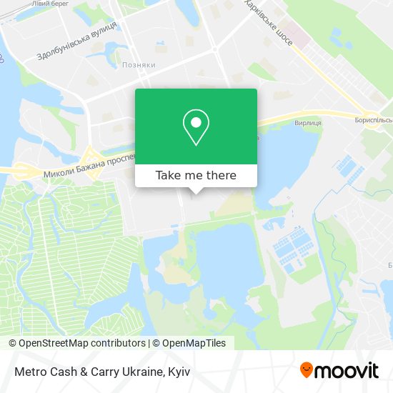 Metro Cash & Carry Ukraine map