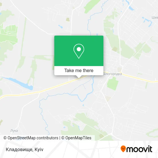 Карта Кладовище