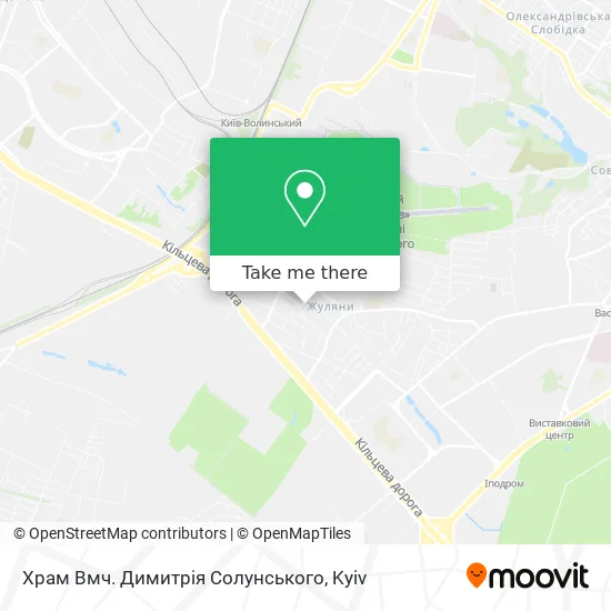 Храм Вмч. Димитрія Солунського map