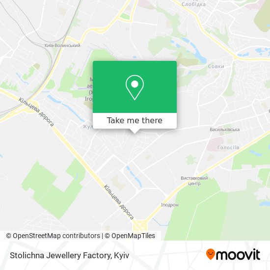 Stolichna Jewellery Factory map