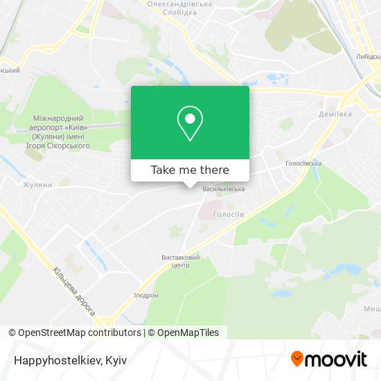 Happyhostelkiev map