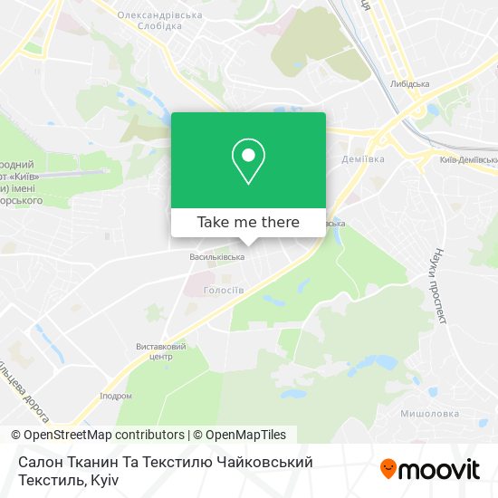 Салон Тканин Та Текстилю Чайковський Текстиль map