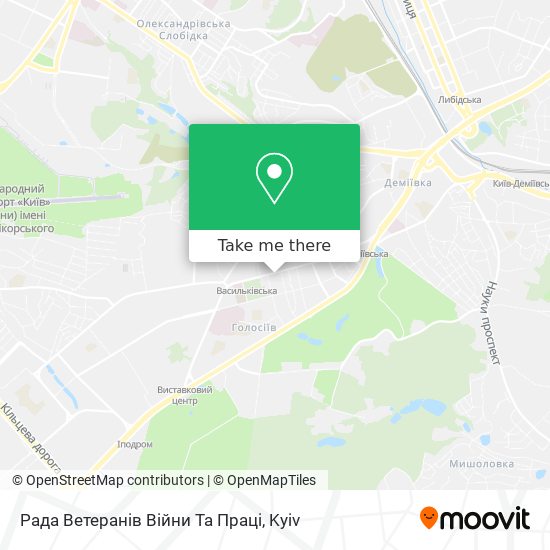 Карта Рада Ветеранів Війни Та Праці
