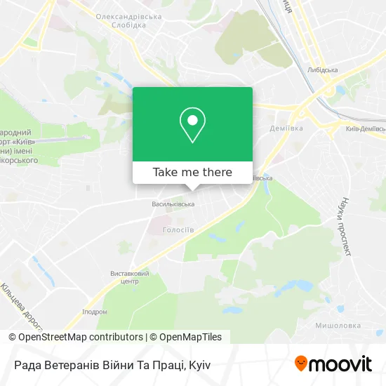 Карта Рада Ветеранів Війни Та Праці