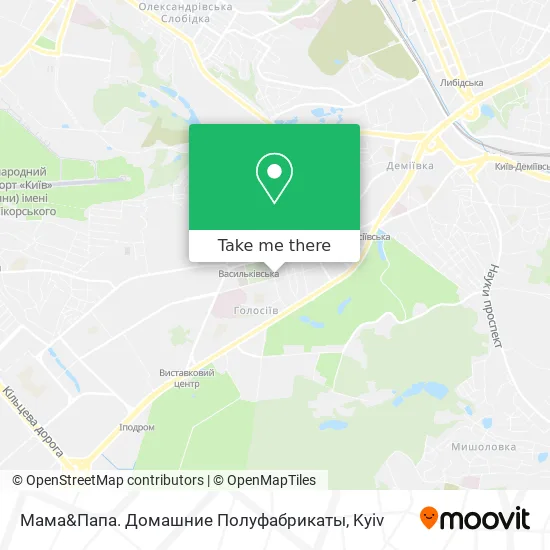 Карта Мама&Папа. Домашние Полуфабрикаты