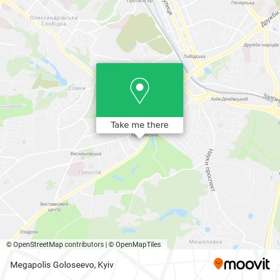 Карта Megapolis Goloseevo