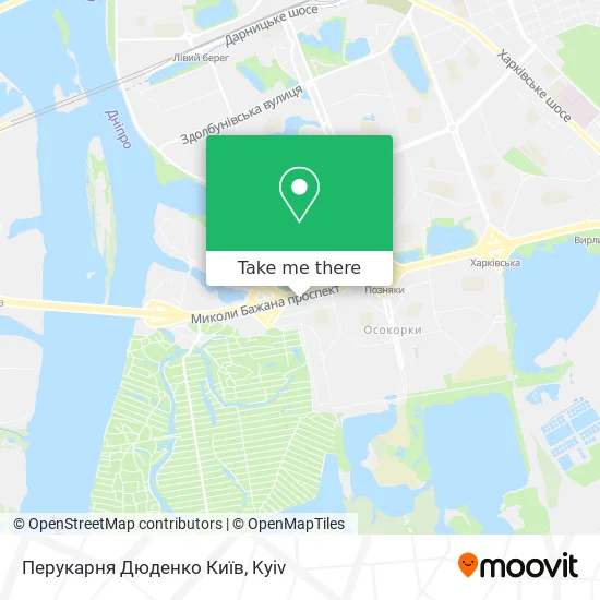Перукарня Дюденко Київ map