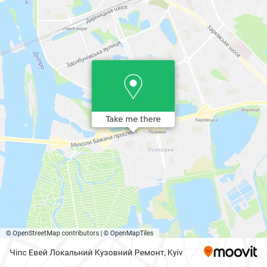 Чіпс Евей Локальний Кузовний Ремонт map