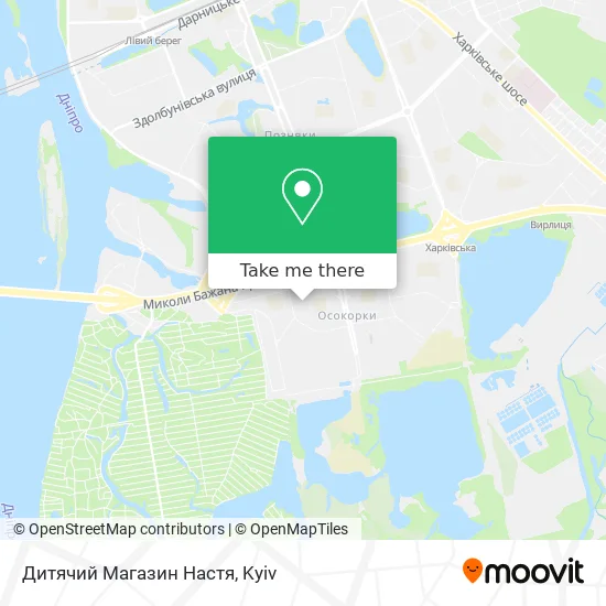 Дитячий Магазин Настя map